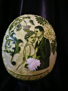 Melonen Carving Hochzeit